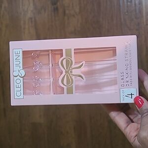 Cleo & June Glass Drinking Straws
